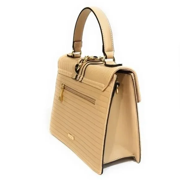 Aldo Jerilini Blush Channel Quilted Top Handle Shoulder Bag Crossbody - Picture 6 of 7